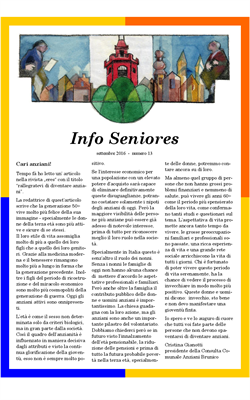 Info Seniores n. 13 - settembre 2016